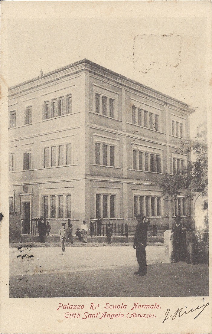 0057 CITTASANTANGELO PALAZZO REGIA SCUOLA NORMALE 1903_10_27 FRONTE